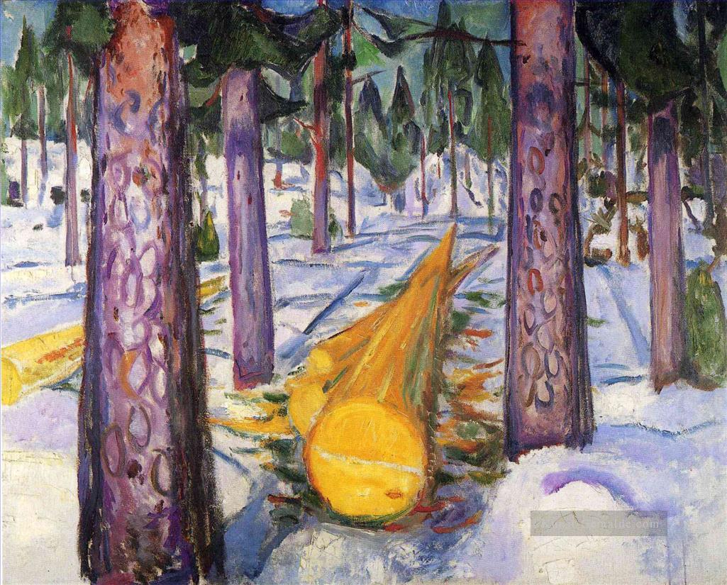 das gelbe Protokoll 1912 Edvard Munch Expressionismus Ölgemälde